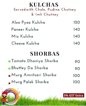 Ambarsariya Authentic Amritsari menu 