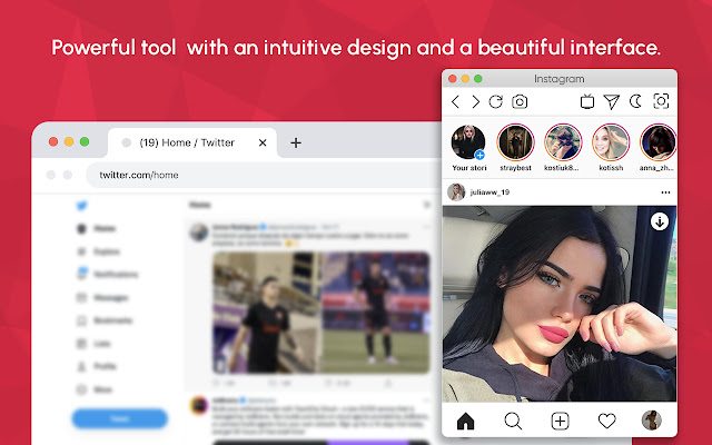 Web for Instagram™ chrome extension