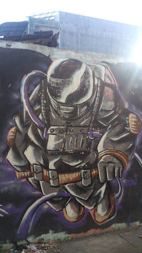 Astronaut Mural