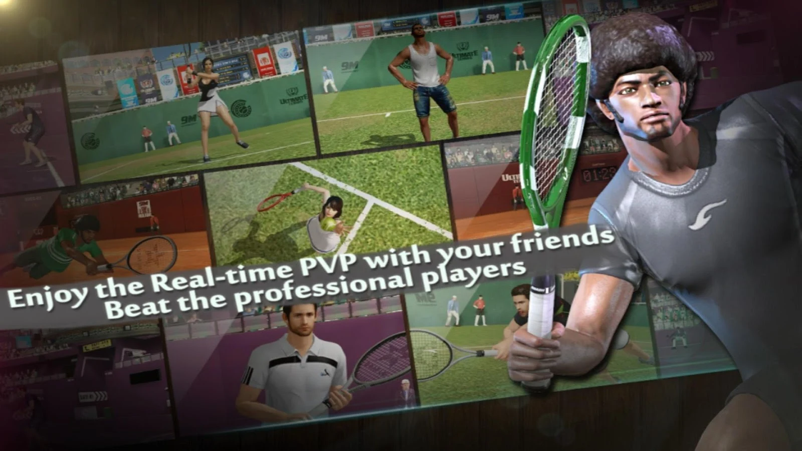   LINE Superstar Tennis: captura de tela 