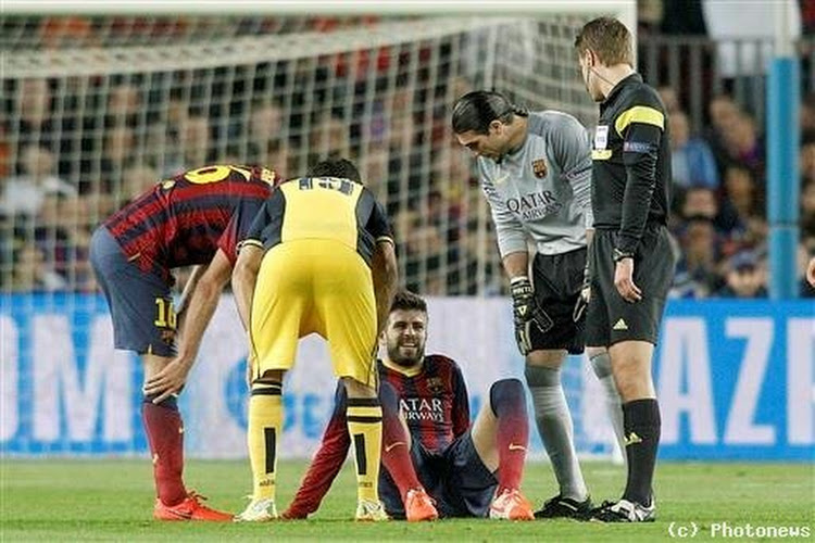 Slecht nieuws voor Barça: Piqué mist return tegen Atlético én Clasico