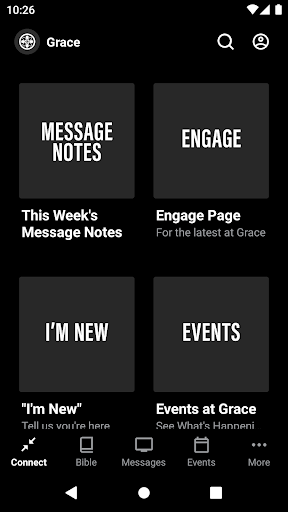 Screenshot Grace Fellowship