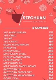 Szechuan Delight menu 2