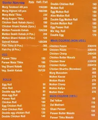 Calcutta's Chef menu 3