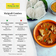 Malgudi Restaurant menu 2