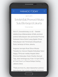 Manado Today screenshot 4