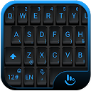 Simple Black Blue Keyboard Theme 6.1.22.2019 APK Скачать