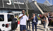 New Juventus signing Paul Pogba arrives at the J Medical centre in  in Turin, Italy on July 9 2022.