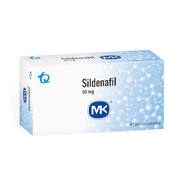 Sildenafil MK 50 mg Caja x 4 Tabletas  