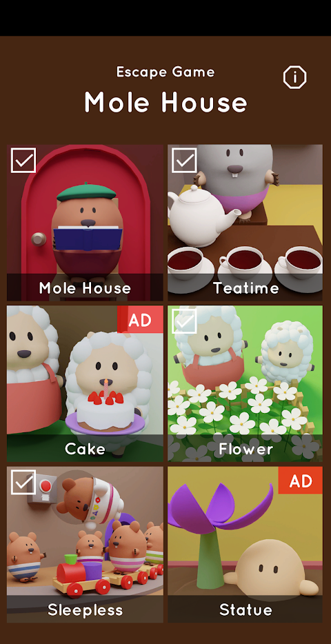 脱出ゲーム Mole Houseのおすすめ画像1