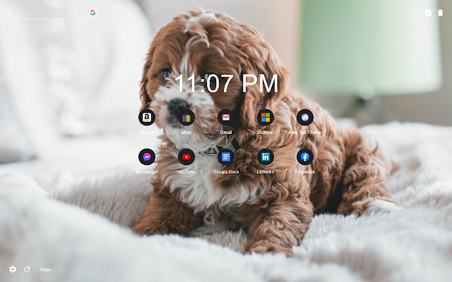 Dogs New Tab Page Wallpaper Theme