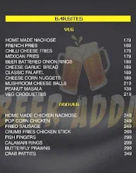 Beer Adda menu 1