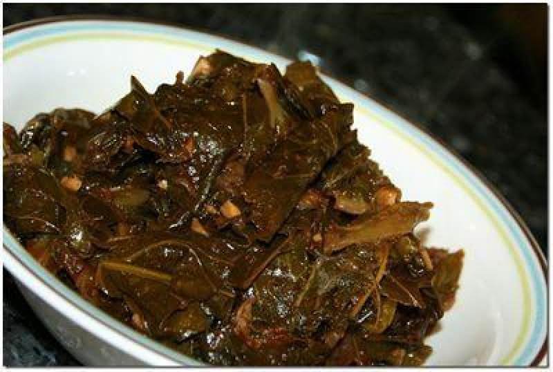 Collard Greens And Rutabegas.