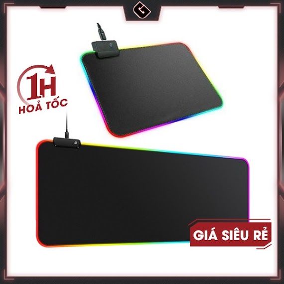 Miếng Lót Chuột Gaming Rasure Led Rgb - Hàng Chính Hãng