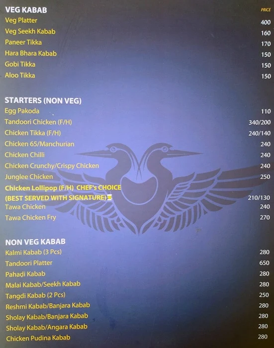 Rajmudra Restaurant & Bar menu 