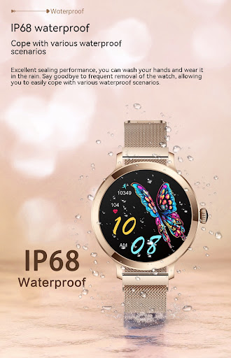 Title 5, Womens AMOLED Smart Bluetooth Calling Blood Pr...