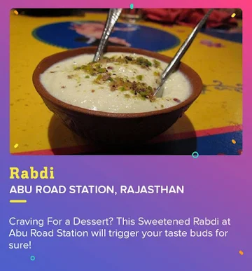 Rabdi at Abu Road Station is a true example of healthy and Desi Dessert