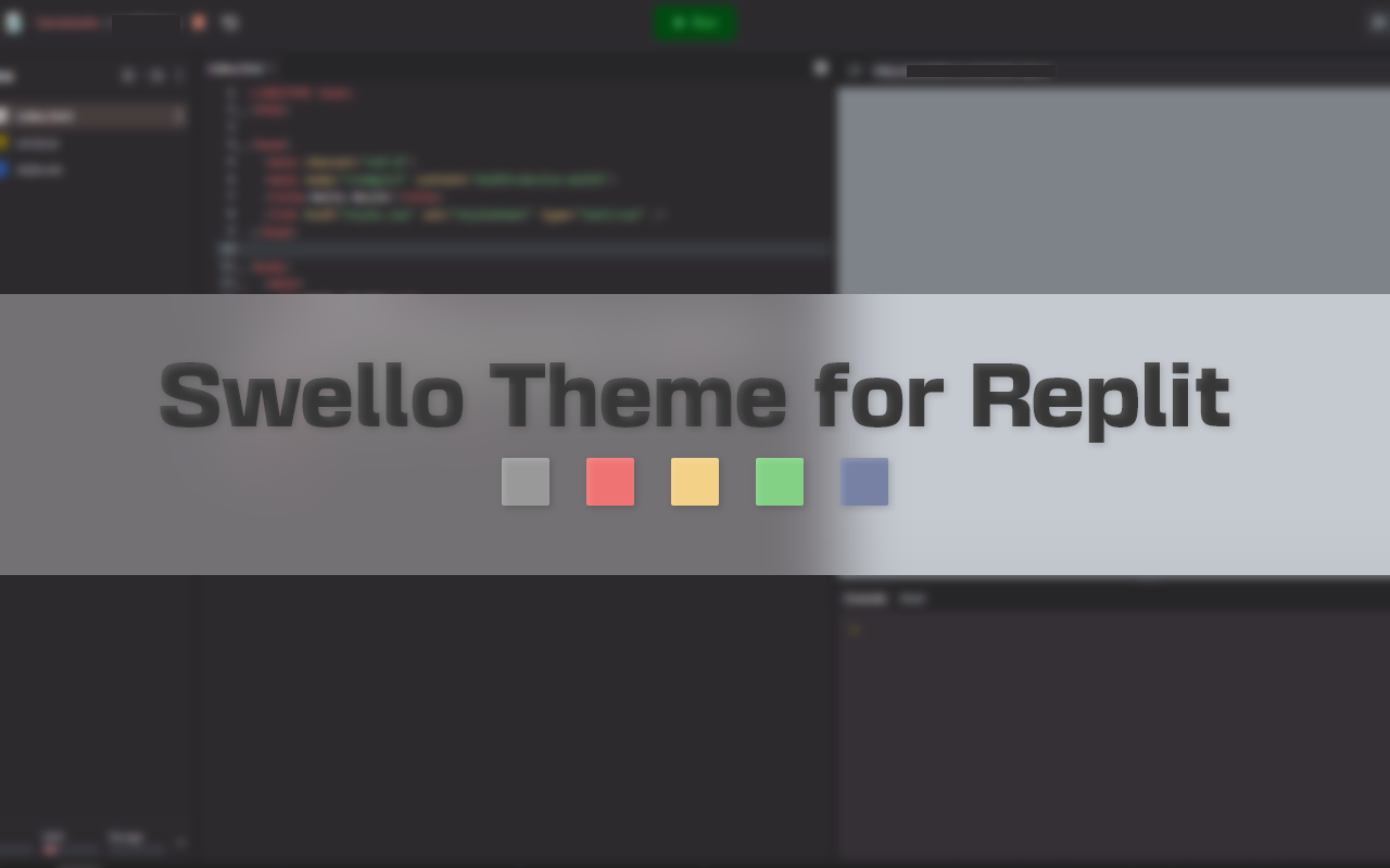 Swello Theme for Replit Preview image 3