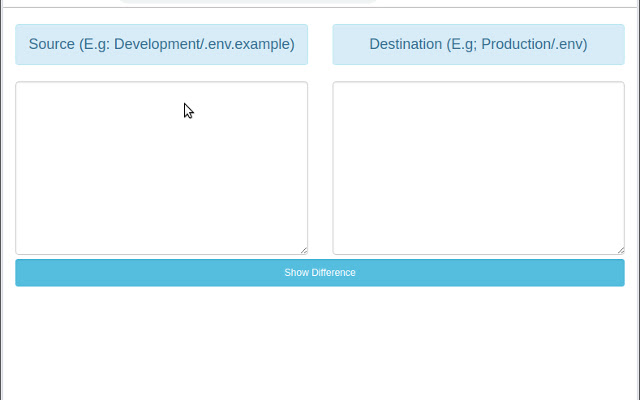 Env Checker chrome extension