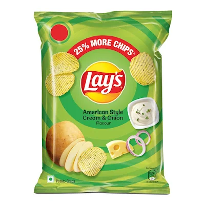 Lays American Cream And Onion 73 Gm - 78 gm