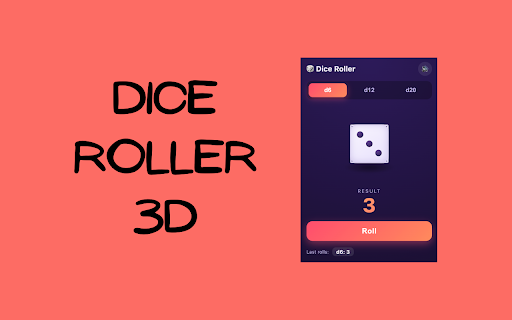 Dice Roller 3D screenshot 1