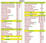 AR's Kitchen & Grill menu 1