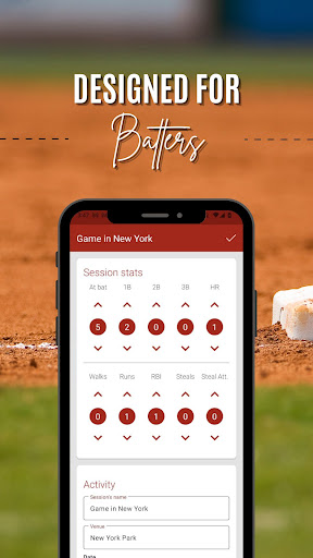 Screenshot Baseball Companion Stats track