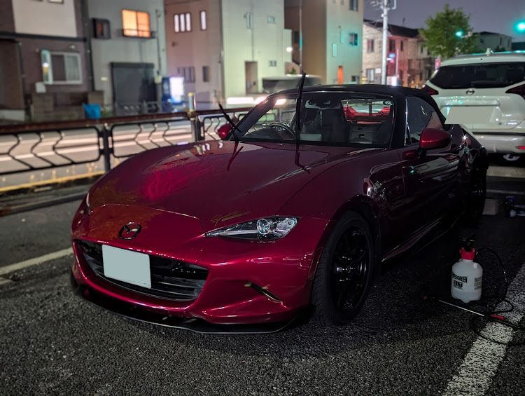 ロードスターのいつもイイネ&コメントありがとうございます🙇‍♂️・マツダのある暮らし・買い出しドライブ・洗車はストレス発散に関するカスタム事例の投稿画像1枚目