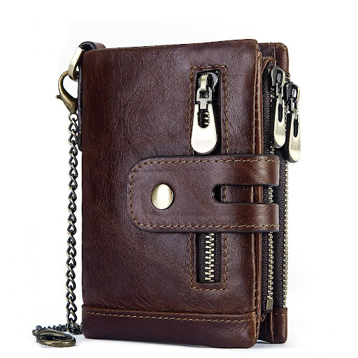 Title 2, RFID Anti-Theft Swipe Wallet Three-Fold Multi-C...