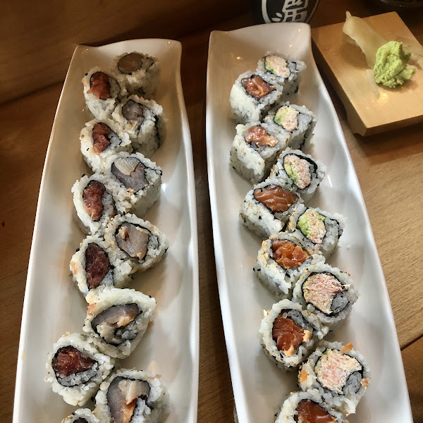 Array of happy hour rolls