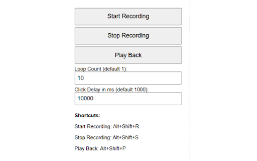 Simple Macro Recorder and Auto Clicker