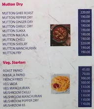 Swarna's Atil menu 5