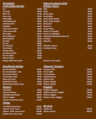 Cheezylicious Cafe menu 1