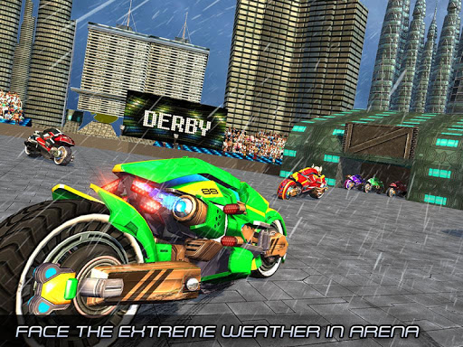 Bike Racing Futuristic Demolition Derby (Ad-Free)