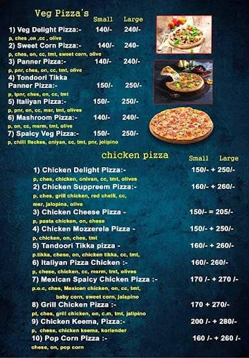 Krispy Chicken menu 