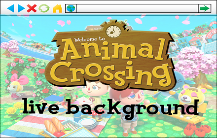 Animal Crossing live background small promo image