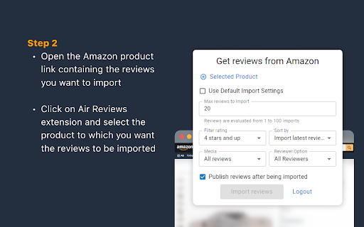 Air Reviews - Amazon Reviews Import