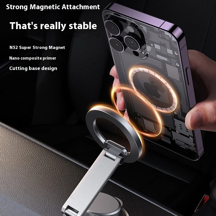 Klemmbarer Magnetischer Auto-Telefonhalter mit Kleber Starker Halt für Dein Handy Einfache Montage Sicheres und bequemes Fahren mit diesem Zubehör