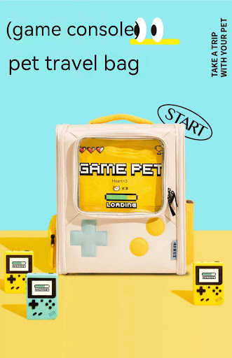 Title 1, Retro Style Pet Cat Bag Portable Out Backpack F...