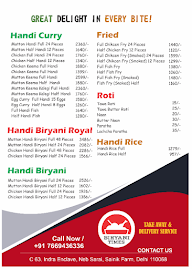 Biryani Times menu 1