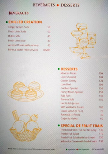 Swathi Ring View Restaurant menu 