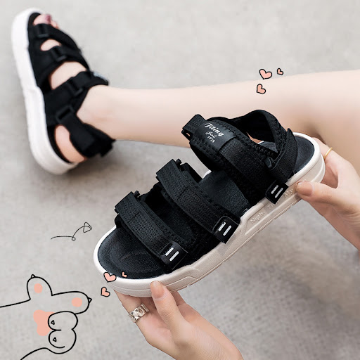 Title 2, Womens Summer New Velcro Flat Soft Sole Non-Sl...