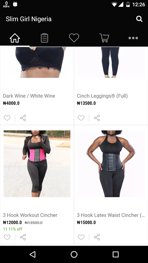 Android application Slim Girl Shapewear screenshort