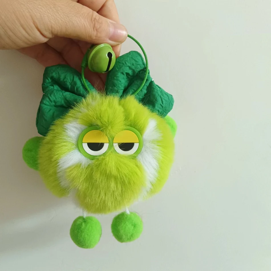 Chaveiro pingente de tênis fofo de imitação de pele de coelho Rex. Ideal para carros e chaves, macio e charmoso, um presente perfeito.