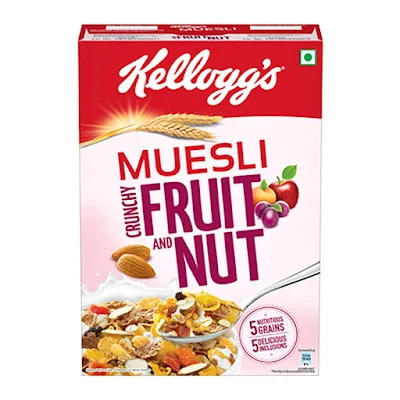 Kellogg's Muesli With 21% Fruit, Nut & Seeds - 250 gm
