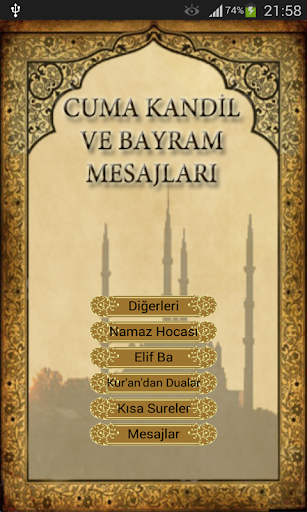 Cuma Kandil Bayram Mesajları