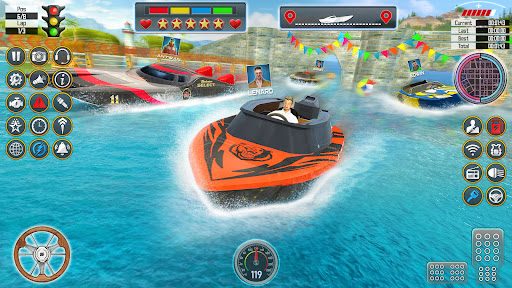 Screenshot Speed Boat Racing: Boat games