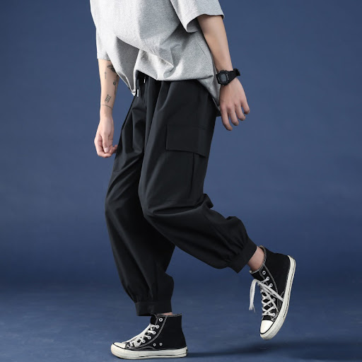 Title 2, Mens Overalls Wide-leg Straight Cropped Trouse...