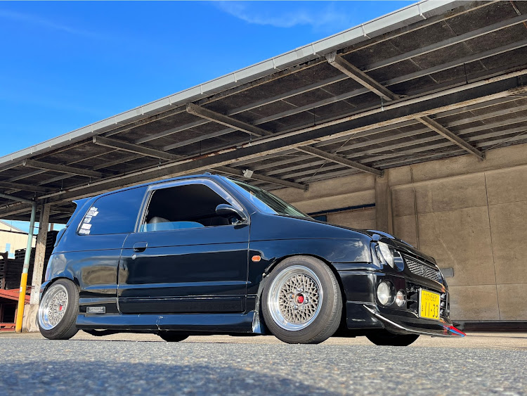アルトワークスの晴れの休日・アルトワークス・HA21S・SSRメッシュに関するカスタム事例の投稿画像2枚目
