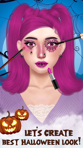 Screenshot Happy Halloween Makeup Salon